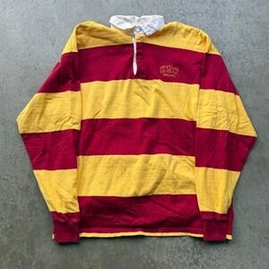 Vintage 90s USC College Trojans Rugby Polo Striped Longsleeve XXL Sportswear